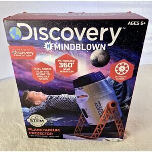 DISCOVERY 2-In-1 Planetarium Space Projector 360 Degree Open Box